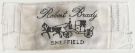 View: p01761 Embroidered label for Robert Brady, gentlemens outfitters, Ecclesall Road