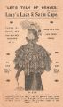 View: p01806 Advertisement for 'Lady's Lace and Satin Cape' supplied by J. G. Graves Ltd., mail order supplier, Division Street