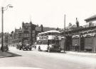 View: p01866 Glossop Road showing (right) Nos. 288 - 292 G. W. Ford and Sons, antique dealers and (left) Somme Barracks