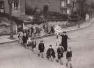 Children crossing Upper Albert Road, Meersbrook