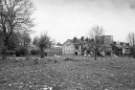 Derelict land at bottom of Ecclesall Road showing (right) Exeter Drive Flats