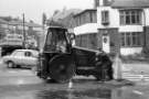 Road repairs on Ecclesall Road South and junction with (left) Tullibardine Road