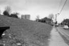 Ecclesall Road showing (top left) Exeter Drive flats, c. 1970s