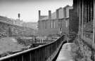 Footpath along probably the River Sheaf at Heeley 