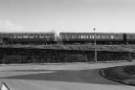 Train alongside Clyde Road, 1970s