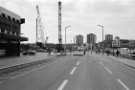 The Moor looking towards Moorfoot and St. Mary's Gate showing (left) Yorkshire Bank, No. 139 The Moor and (back centre) Lansdowne Flats, c.1970s