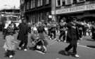 Lord Mayor's Parade, Leopold Street showing (right) No. 9 Alliance Building Society