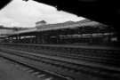 Railway platform, Sheffield Midland railway station 