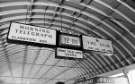 Bus station clock, Pond Street bus station, 1970s