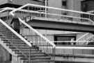 Footbridge on the underpass, Eyre Street (latterly Furnival Square)