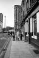 Boston Street showing (left) Lansdowne Flats and (right) Lansdowne Hotel, Nos. 2 - 4 Lansdowne Road 1970s