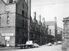 Corn Exchange, Wharf Street showing (left) City School of Motoring