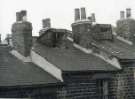 Chimneys on houses at the rear of Sheffield Midland railway station c.1955