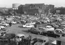 Car park off Sheaf Street (latterly (Exchange Place) looking towards the Canal Basin