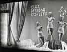 View: s45989 Window display for Desbeau (Co-op brand) corsets in Brightside and Carbrook Co-operative Society store 