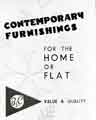 View: s46024 'Contemporary furnishings for the home or flat'. In store advertising poster, Brightside and Carbrook Cooperative Society c.1950-1963