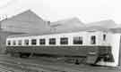 View: s46051 Cravens Ltd., rolling stock manufacturers, Acres Hill Lane showing Central Peru Railway, first class coach