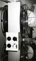View: s46092 35mm projector and rewinding machine, Studio 7 Cinema (formerly Wicker Picture House), The Wicker