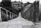 View: s46244 Footpath from (foreground) Handsworth Road to Hall Road 