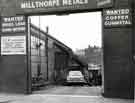 View: s46310 Entrance to Millthorpe Metals, scrap metal merchants and SCB Engineering (Sheffield) Ltd., Blast Lane