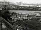 View: s46316 Derelict National Coal Board Soaphouse Depot looking towards the Canal Basin