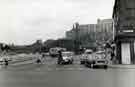 View: s46332 Junction of Sheaf Street and Broad Street showing (left) the Corn Exchange car park