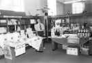 View: s46470 Wine making display by Collins Home Brews to celebrate Sheffield Festival week, Commerce and Technology Library, Central Library, Surrey Street 