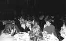 View: s46495 Councillor David Skinner and Pat Coleman (both facing the table), head of Sheffield Libraries at the Sheffield Festival Dinner