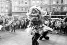 View: s46525 Celebrating Chinese New Year with a lion dance outside the Town Hall, Pinstone Street