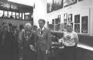 View: s46540 Children's Book Week event, Crucible Theatre showing (1st right) Gaynor Eyre, children's librarian, (2nd right) Councillor Peter Horton, Lord Mayor and (3rd right) Mrs. Betty Horton, Lady Mayoress