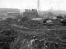 View: s46621 Demolition near Plumpers Road, Tinsley showing the old and new Plumpers Hotel, Sheffield Road