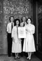 View: s46687 Group of Museums staff receiving the European Museum of the Year Award at the Ruskin Gallery, Norfolk Street