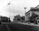 View: s46765 Barkers Pool looking towards Division Street showing (right) City Hall and (centre) Cambridge House (formerly Waterworks offices)