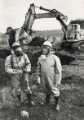 South Yorkshire County Council (SYCC). Abdul Khan and Councillor Willers investigating contents of Ravenfield Tip, Bramley Lane, Rotherham