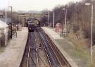 South Yorkshire Passenger Transport Executive (SYPTE). Moorthorpe railway station, Barnsley Road, West Yorkshire showing (centre) The Mallard public house