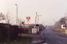 View: sypte00489 South Yorkshire Passenger Transport Executive (SYPTE). Level crossing outside Dodworth railway station, Station Road