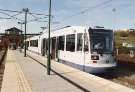 South Yorkshire Passenger Transport Executive (SYPTE). Supertram No. 9 at Meadowhall transport interchange