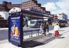 South Yorkshire Passenger Transport Executive (SYPTE). Moorfoot bus shelter, Cumberland Street