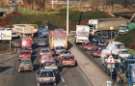 South Yorkshire Passenger Transport Executive (SYPTE). Traffic congestion (pre Supertram) on Sheaf Street looking towards Park Square roundabout