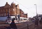 South Yorkshire Passenger Transport Executive (SYPTE). Supertram No. 113 on Glossop Road 