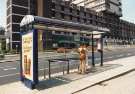 South Yorkshire Passenger Transport Executive (SYPTE). Moorhead bus shelter on Charter Row