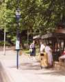 South Yorkshire Passenger Transport Executive (SYPTE). Bus shelter on Glossop Road outside the Royal Hallamshire Hospital