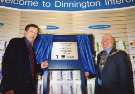 South Yorkshire Passenger Transport Executive (SYPTE). Opening ceremony for the new Dinnington Interchange showing (right) Councillor J. Hoare, chairman, South Yorkshire Passenger Transport  Authority