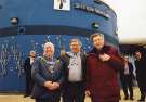 South Yorkshire Passenger Transport Executive (SYPTE). Opening of the new Dinnington Interchange showing (left) Councillor J. Hoare, chairman, South Yorkshire Passenger Transport  Authority