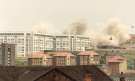 Demolition of Hyde Park flats