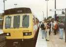 South Yorkshire Passenger Transport Executive (SYPTE). Train at Kiveton Bridge railway station, Kiveton Park, Rotherham