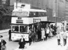 Sheffield Transport Department bus No. 891 on Flat Street showing (top right) Odeon Cinema