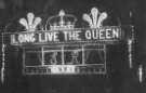 Decorated tram car celebrating the coronation of Queen Elizabeth II