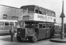 Mosley's Bus Services double decker at Barnsley bus station also showing (back left and right) Yorkshire Traction coaches