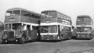 Unidentified buses, possibly Doncaster Corporation Transport